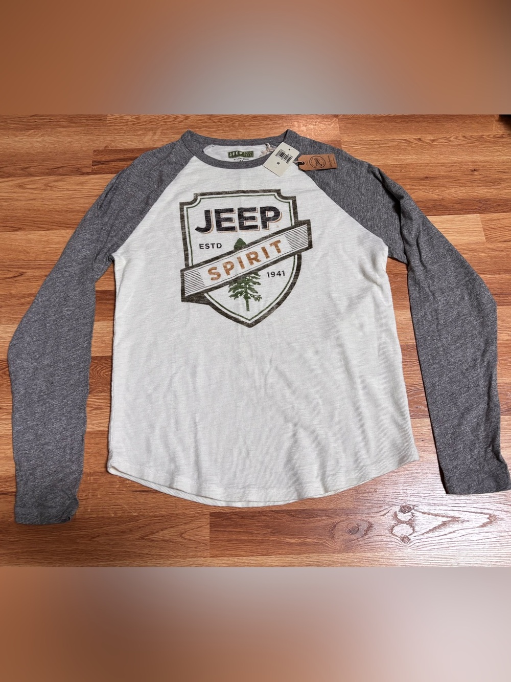 Lucky Brand Jeep Spirit Long Sleeve Thermal T-shirt Mens Medium